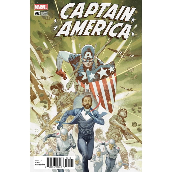 Captain America #702 (Tedesco Connecting Var) Marvel Comics Comic Book