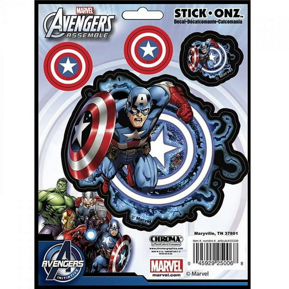 Captain America Action Car Decal