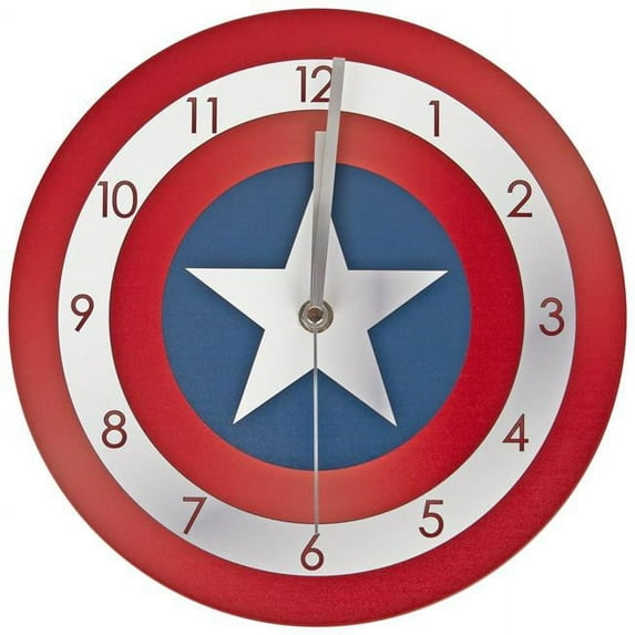 Captain America 823842 Shield Symbol Clock