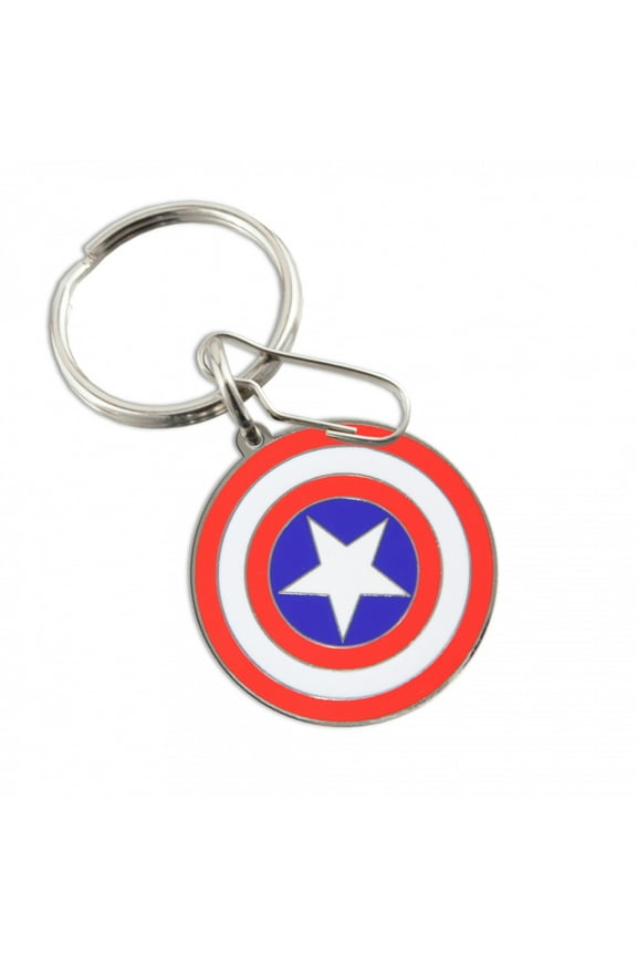 849242 Marvel Comics Captain Americas Shield Enamel Keychain