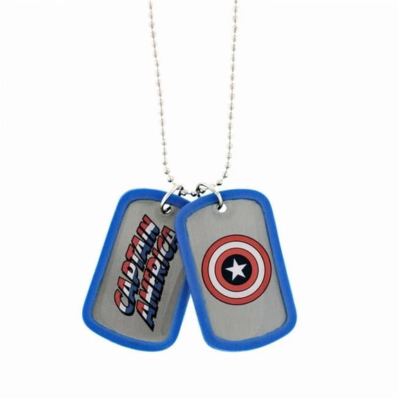 Captain America 860785 Captain America Shield Double-Sided Dog Tags