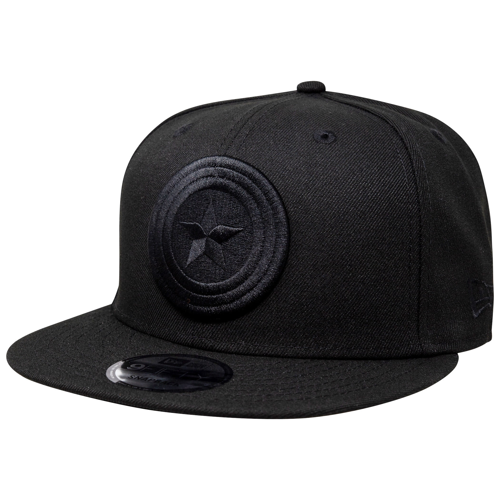 Captain America Black on Black New Era 9Fifty Adjustable Hat Walmart