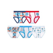 Captain America Boys Cotton Briefs Character Underwear, 5-Pack, Size 4-8