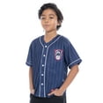 thumbnail image 1 of Captain America Boys Character Graphic Baseball Jersey, Sizes 4-18, 1 of 6
