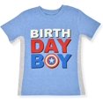 thumbnail image 1 of Captain America Boys Single Birthday Tee, Toddler, 1 of 1
