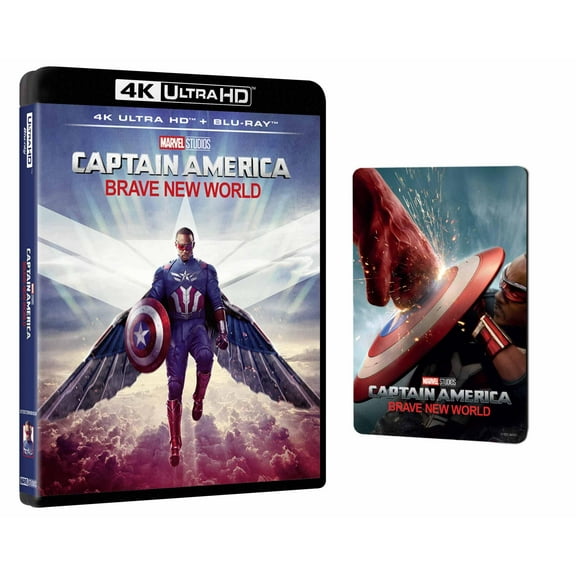Captain America: Brave New World - 4K (BD 4K + BD HD) (4K Ultra HD) Anthony Mackie Shira Haas