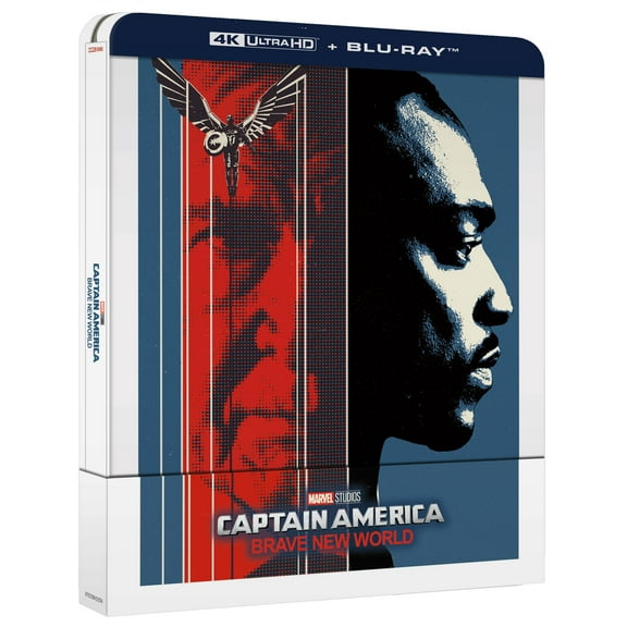 Captain America: Brave New World - 4K Steelbook (Bd 4K + Bd Hd) (4K Ultra HD) Anthony Mackie