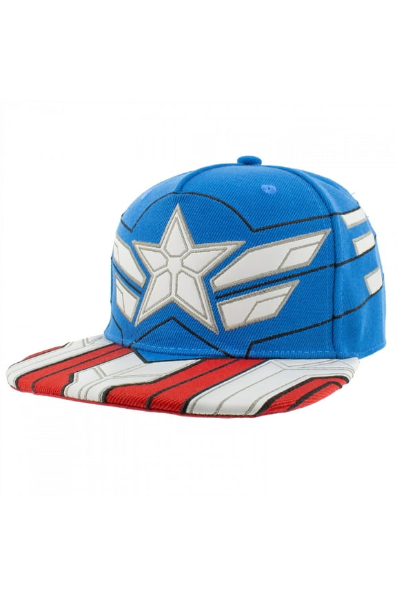 Sam Wilson Character Armor Snapback Hat