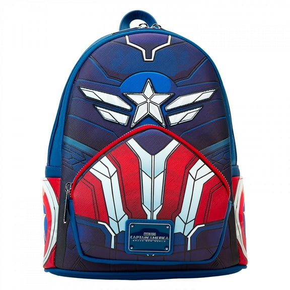 Captain America 873735 Brave World Cosplay Mini Backpack by Loungefly