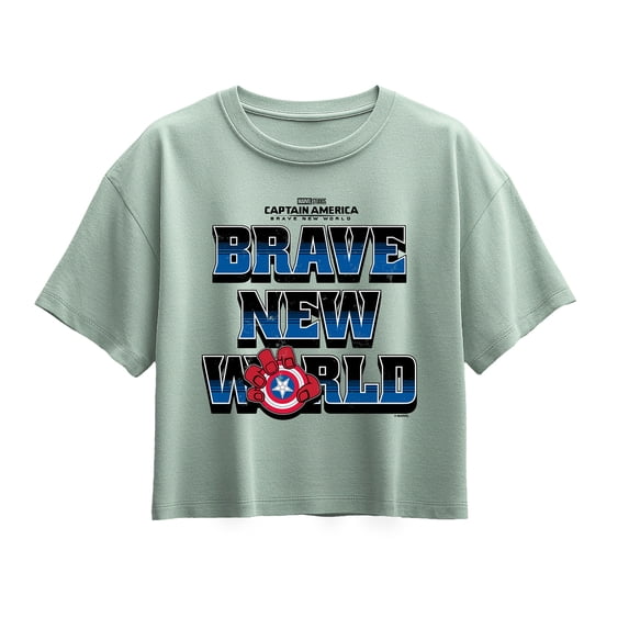 Captain America - Brave New World - Youth Girls Boxy T-Shirt