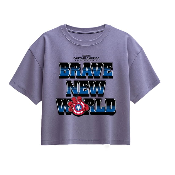 Captain America - Brave New World - Youth Girls Boxy T-Shirt