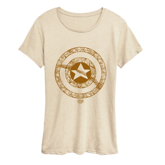 Captain America - Camo Shield Women's Short Sleeve Graphic T-Shirt