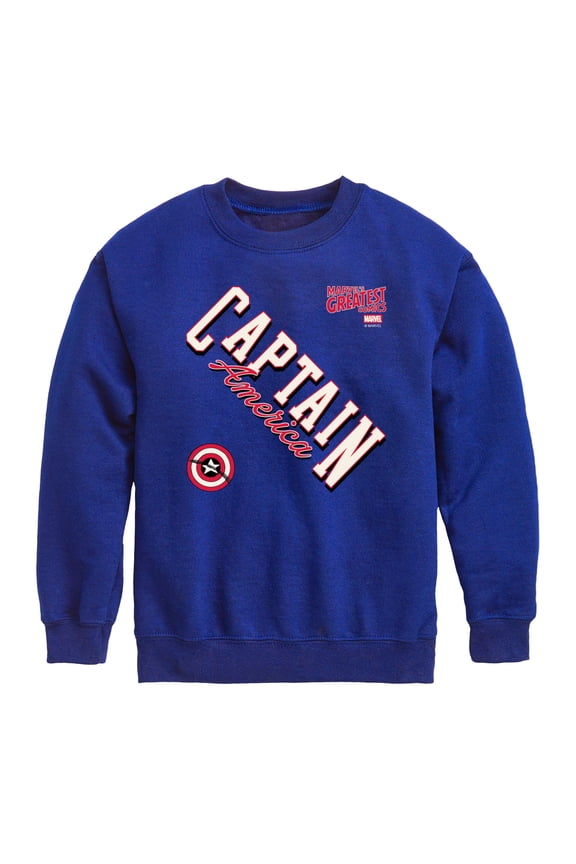 - Cap Diagonal Prep - Youth Boys Crew Fleece Sweatshirt