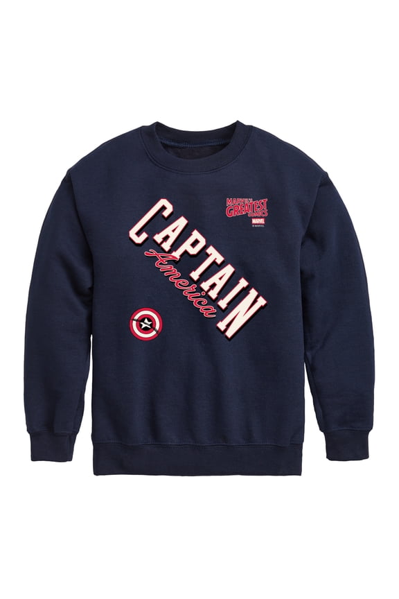 - Cap Diagonal Prep - Youth Boys Crew Fleece Sweatshirt