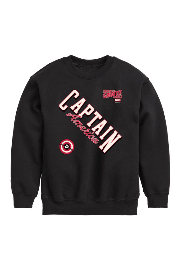 - Cap Diagonal Prep - Youth Boys Crew Fleece Sweatshirt