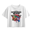 thumbnail image 1 of Captain America - Captain Falcon Team Up - Youth Girls Boxy T-Shirt, 1 of 4