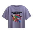 thumbnail image 1 of Captain America - Captain Falcon Team Up - Youth Girls Boxy T-Shirt, 1 of 4