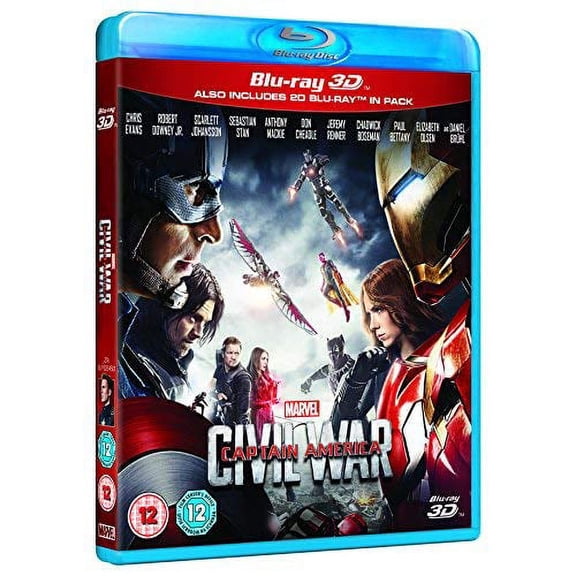 Captain America: Civil War (2016) 3D Blu Ray Region Free