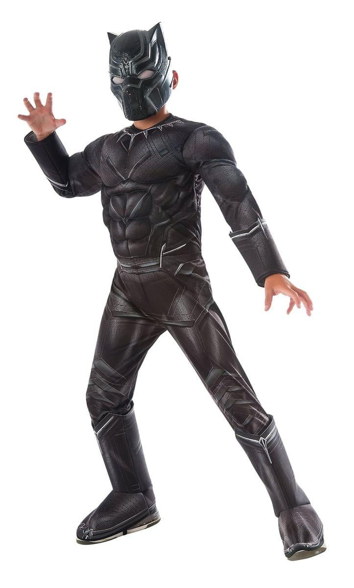 Black Panther Costume Muscle Child Black Panther Costume Muscle Child