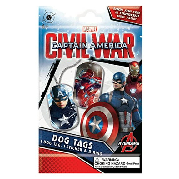 Captain America Civil War Dog Tags