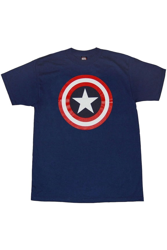 Captain America Classic Logo Adult T-Shirt