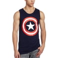 thumbnail image 1 of Captain America Classic Shield Logo Adult Tank Top, 1 of 1