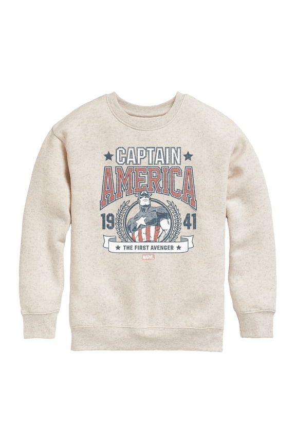 - Collegiate - Youth Boys Crew Fleece Sweatshirt