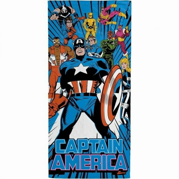 Marvel Comics Captain America 1st Avengers Standard Beach Towel