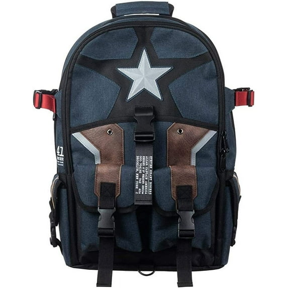 Captain America Comic Book Superhero Utility Backpack