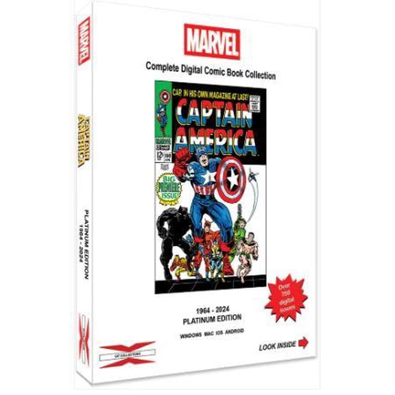 Captain America Complete Digital Comic Book Collection 1964 - 2024 Platinum Edition by GIT Collections