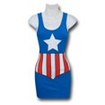 thumbnail image 1 of Captain America Costume Women's Tank Dress-Medium, 1 of 5