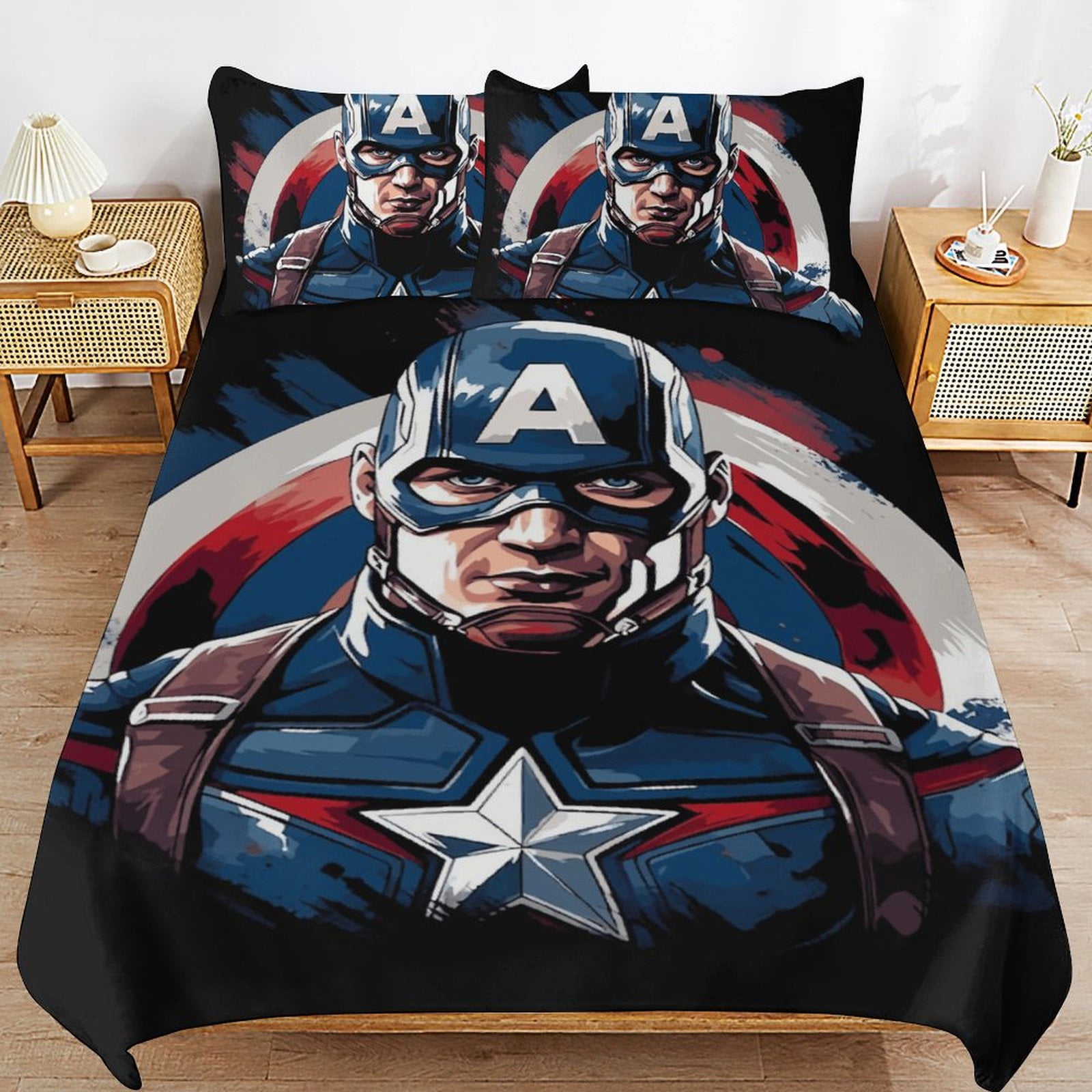 Movie Posters Duvet Cover Set Soft Bedding Set 3PCS Quilt Covers Luxury Bedspreads Pillowcase Sets 86"x70"