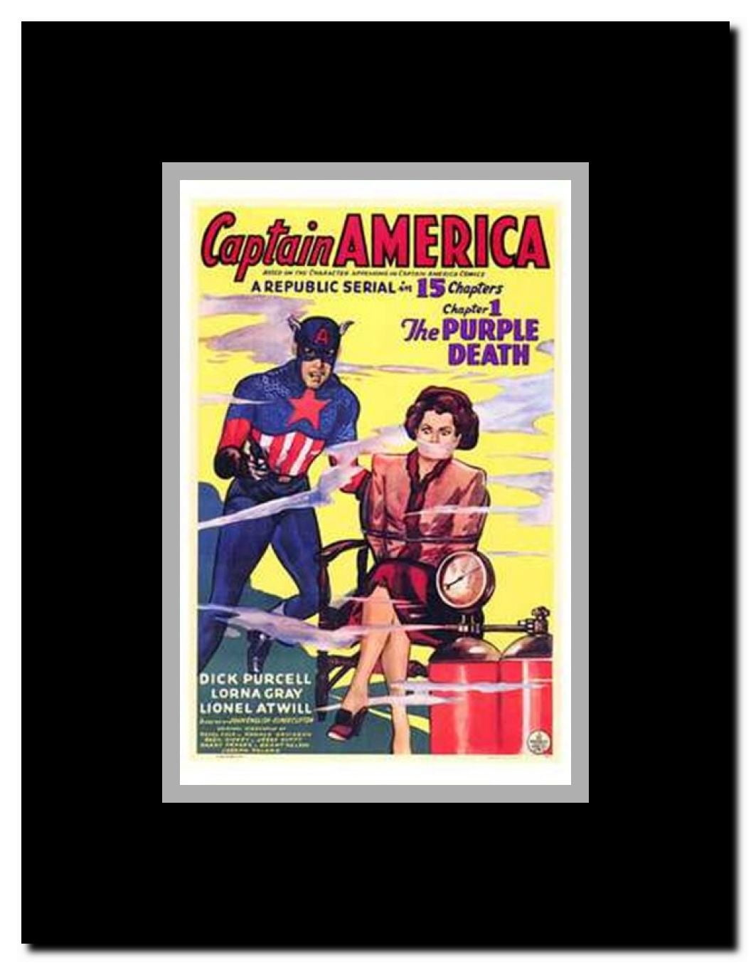 Captain America Framed Movie Poster