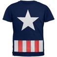 thumbnail image 1 of Captain America - Great Star Costume Youth T-Shirt, 1 of 8