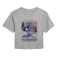 thumbnail image 1 of Captain America - Honor - Juniors Cropped Graphic T-Shirt, 1 of 4
