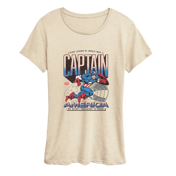 Captain America - Honor - Women's Short Sleeve Graphic T-Shirt