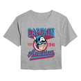 thumbnail image 1 of Captain America - Jersey - Juniors Cropped Graphic T-Shirt, 1 of 4