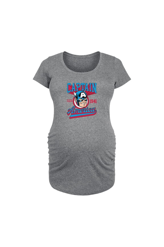 - Jersey - Women's Maternity Scoop Neck Graphic T-Shirt