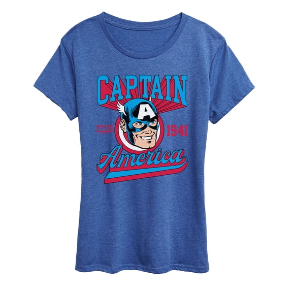 Captain America - Jersey - Women's Short Sleeve Graphic T-Shirt