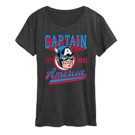 Captain America - Jersey - Women's Short Sleeve Graphic T-Shirt