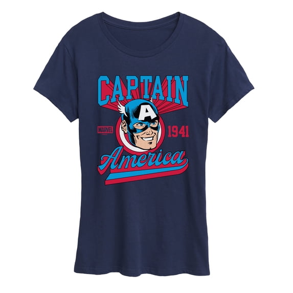 Captain America - Jersey - Women's Short Sleeve Graphic T-Shirt