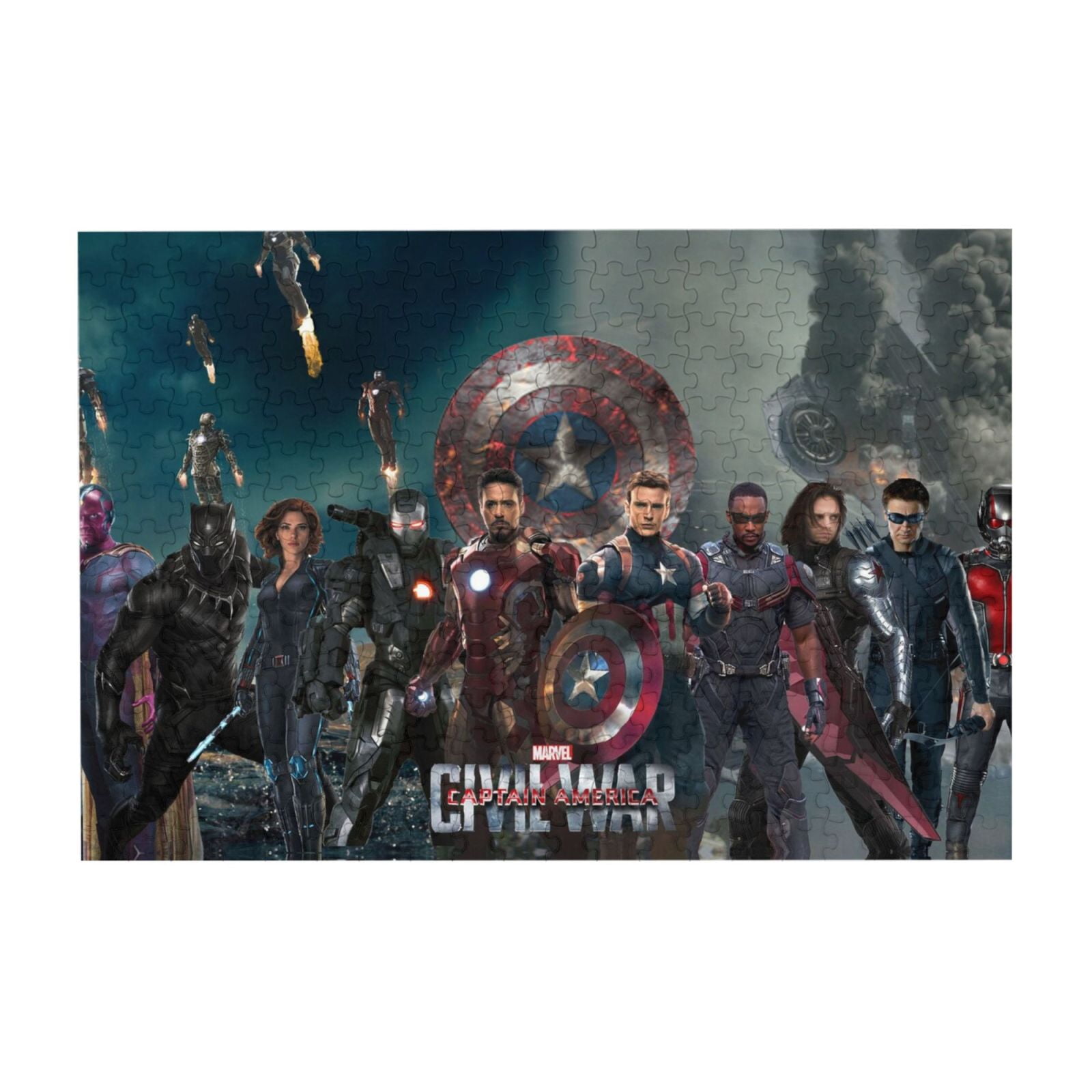 Captain America Jigsaw Puzzle For Adults - 1000 Piece Puzzle For Kids ...