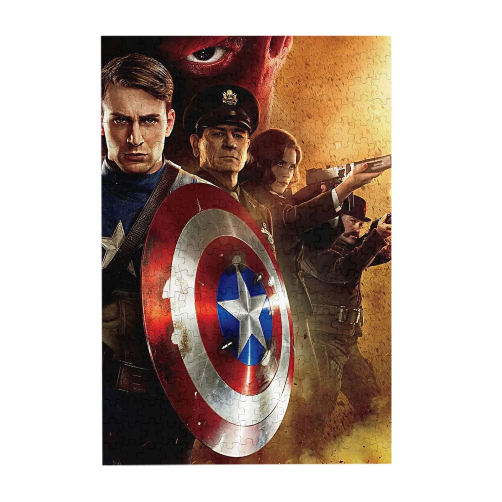 Captain America Jigsaw Puzzle For Adults - 500 Piece Puzzle For Kids ...