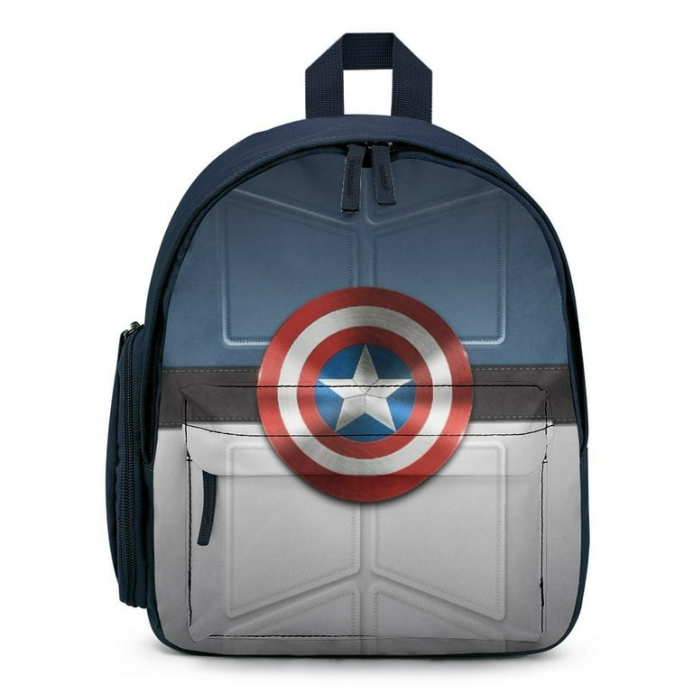 Captain America Kid Backpack School Bag Elementary Students Bookbags Travel Bag for Boys Girls Walmart
