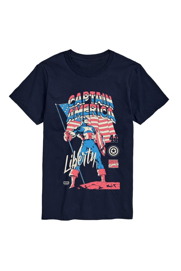 - Liberty - Men's Short Sleeve Graphic T-Shirt