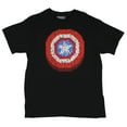 thumbnail image 1 of Captain America (Marvel Comics) Mens T-Shirt -  8-Bit Style Shield Logo Image (Large), 1 of 1