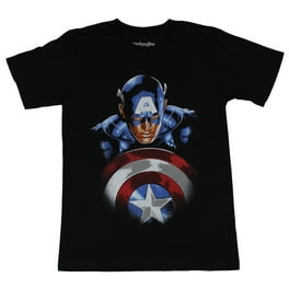 Captain America Mens T Shirt Digital Style Shield Image Small Walmart