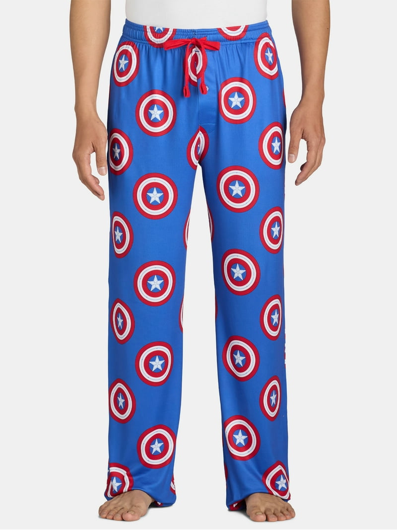 Captain America Superhero Pajamas Adults Marvel Captain America