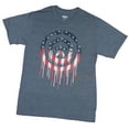 thumbnail image 1 of Captain America Mens T-Shirt - Star Filled Dripping Shield Logo (Small), 1 of 1