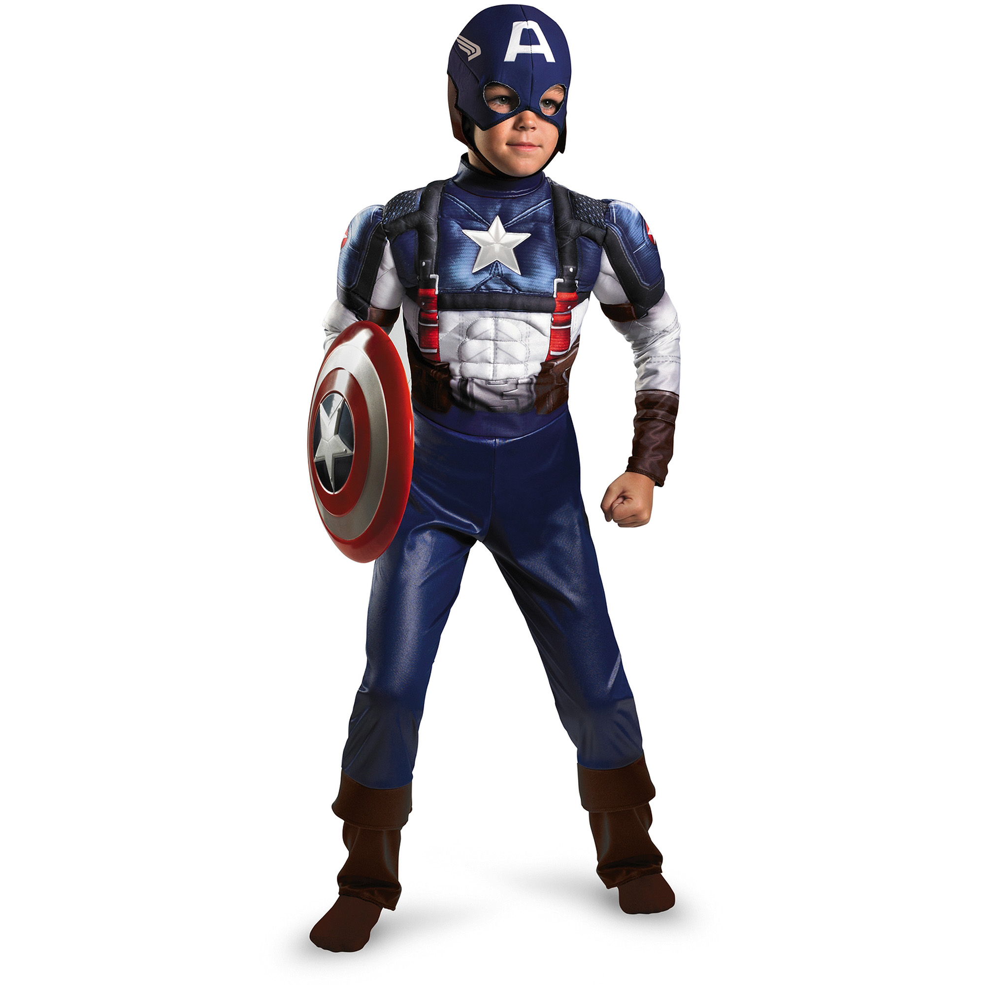 Captain America Muscle Child Halloween Costume - image 1 of 2